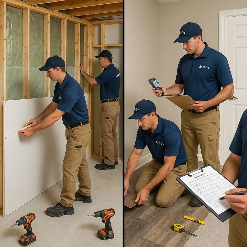 Repairs and Reconstruction process in Gettysburg, SD